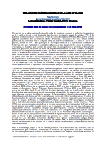 Appel à articles Une approche communicationnelle de la santé au travail